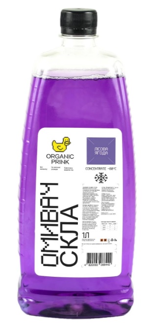 Омивач скла ORGANIC PRINK концентрат зимовий -80°С лісові ягоди 1 л